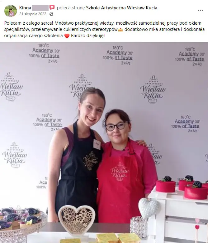 Opinia o szkoleniu cukierniczym torty piętrowe drip cake z Anną Kucia 02 Opinia o szkoleniu cukierniczym torty piętrowe drip cake z Anną Kucia 02