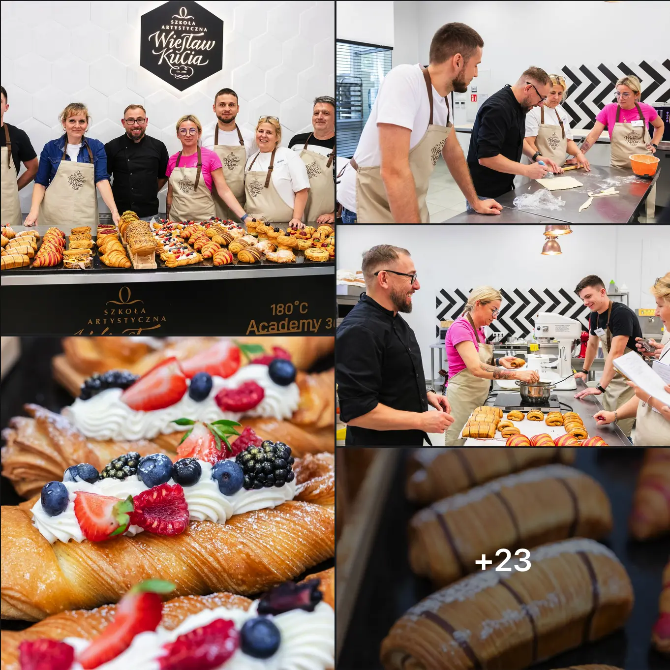 Jak upiec idealny croissant francuski szkolenie z Mistrzem Wiesławem Kucia w Szkole Artystycznej w Lublinie