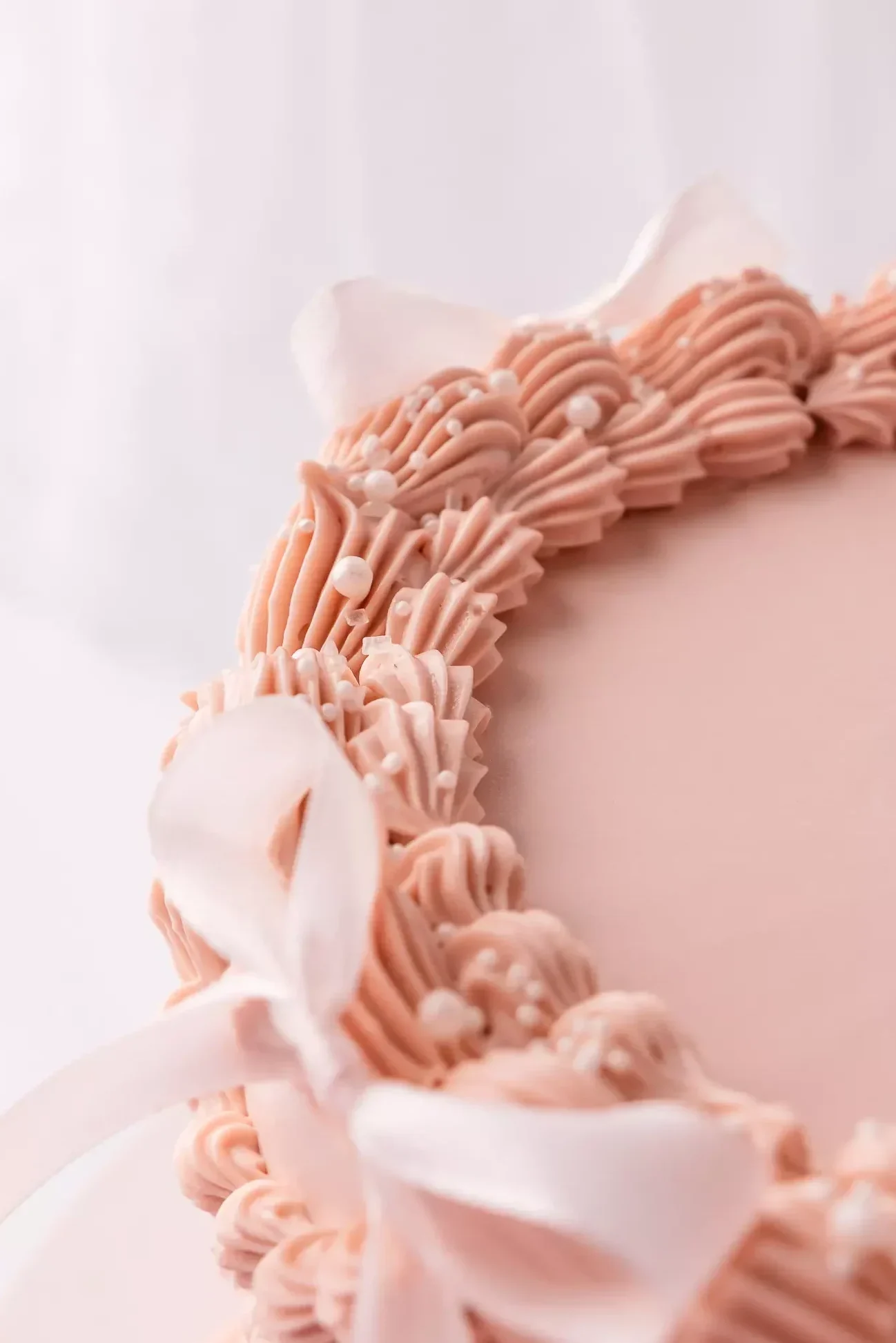 Krem na torcie szprycowany w stylu Lambert Cake