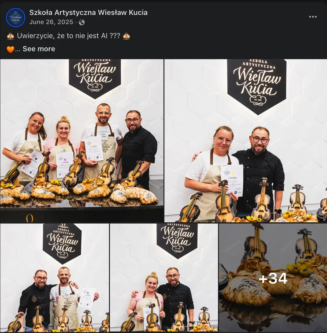 Pieczywo artystyczne – prace uczestników szkolenia