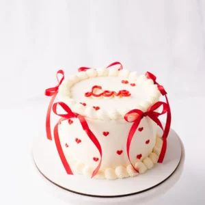 Bento Cake - Szkolenie Joanny Jaskot w Szkole Artystycznej Wiesław Kucia - tort z kokardkami