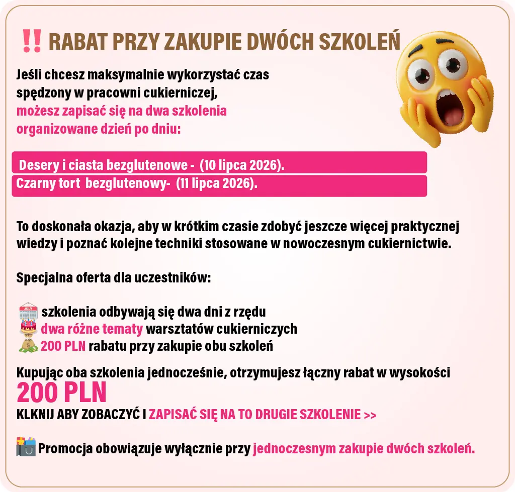 Zdobądź rabat 200 PLN jeśli kupisz dwa szkolenia Joanny Jaskot
