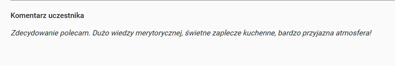 Opinie uczestników o szkoleniach w Szkole Artystycznej Wiesław Kucia w Lublinie